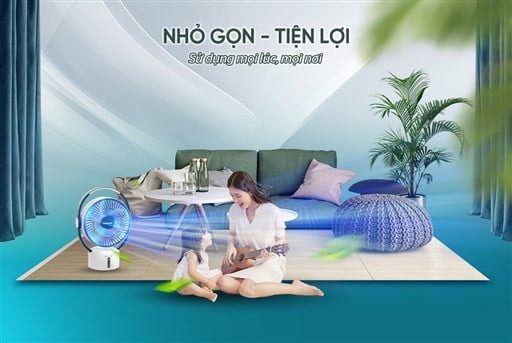 Quạt sạc Sunhouse SHD7116 – ảnh 2