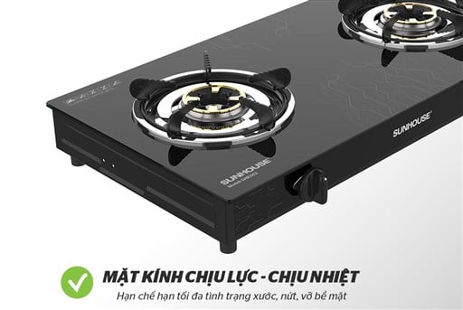 Bếp gas dương kính Sunhouse SHB3212 – ảnh 2