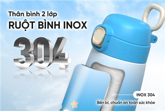 Bình giữ nhiệt trẻ em grippal 420ML Sunhouse KS-TU420GB ảnh 4