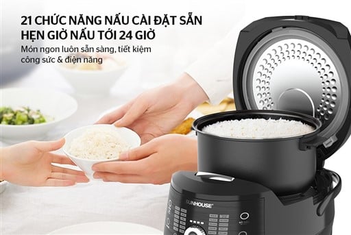 Nồi cơm điện tử 1.8L Sunhouse SHD8911 – ảnh 7