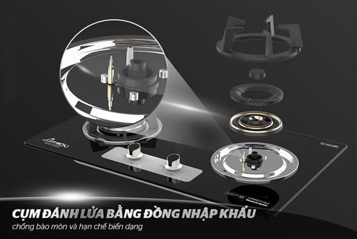 Bếp gas âm kính apex APB8817 – ảnh 6