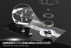 Bếp gas âm kính apex APB8818 ảnh 6