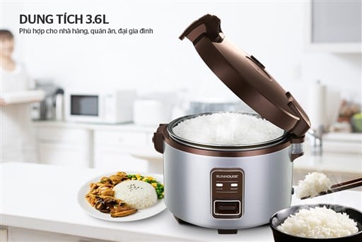 Nồi cơm điện 3.6L Sunhouse SHD8307 – ảnh 4