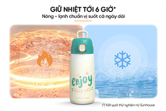 Bình giữ nhiệt trẻ em grippal 420ML Sunhouse KS-TU420GB ảnh 6
