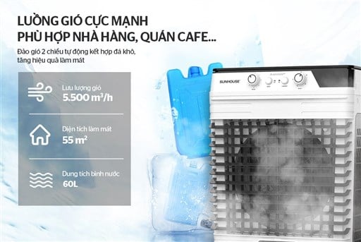 Máy làm mát không khí Sunhouse SHD7759 – ảnh 4
