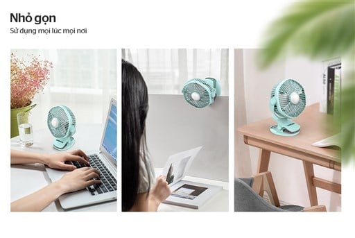 Quạt sạc mini Sunhouse SHD7111 – ảnh 4
