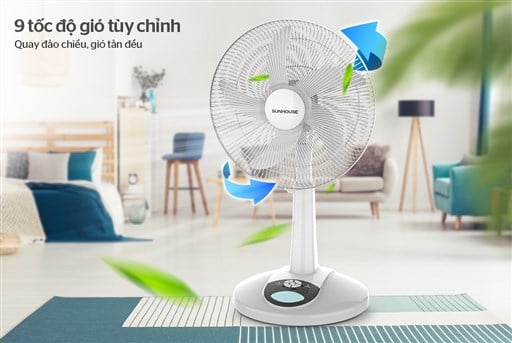 Quạt sạc Sunhouse SHD7228 chính hãng – ảnh 4