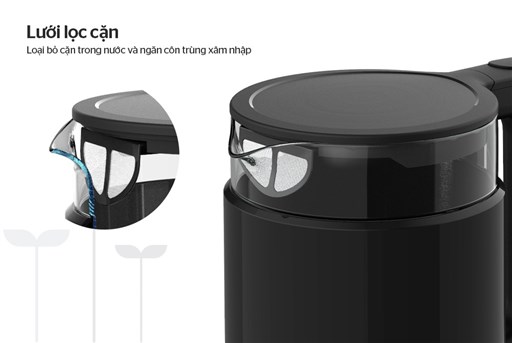 Ấm siêu tốc thủy tinh 1.7L Sunhouse Mama SHD1330 – ảnh 5