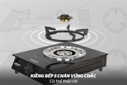 Bếp gas đơn Sunhouse SHB215-EC – ảnh 4