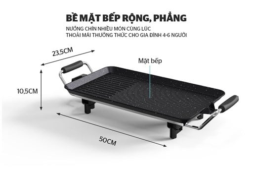 Bếp nướng điện Sunhouse SHD4600 – ảnh 4
