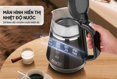 Ấm siêu tốc thủy tinh 1L Sunhouse Mama SHD1332 ảnh 7