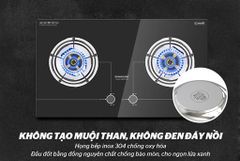 Bếp gas âm kính Sunhouse SHB5525-SG ảnh 4