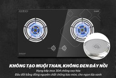 Bếp gas âm kính Sunhouse SHB5515-SG ảnh 4