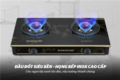 Bếp gas dương kính Sunhouse SHB628PT