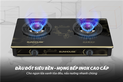 Bếp gas dương kính Sunhouse SHB628PT ảnh 1