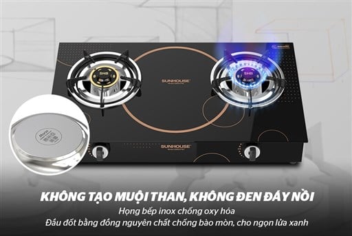 Bếp gas dương kính Sunhouse SHB307-MT – ảnh 4