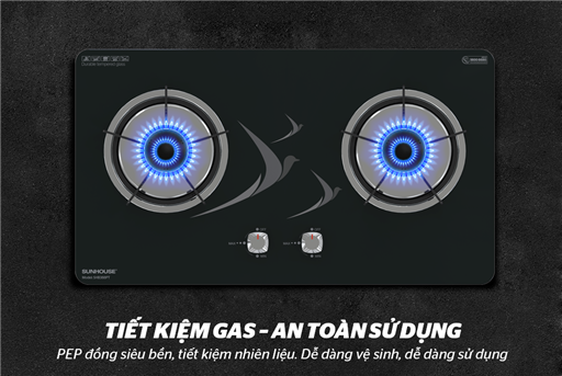 Bếp gas âm kính Sunhouse SHB388PT – ảnh 2
