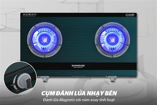Bếp gas dương kính Sunhouse SHB3339-SG – ảnh 3