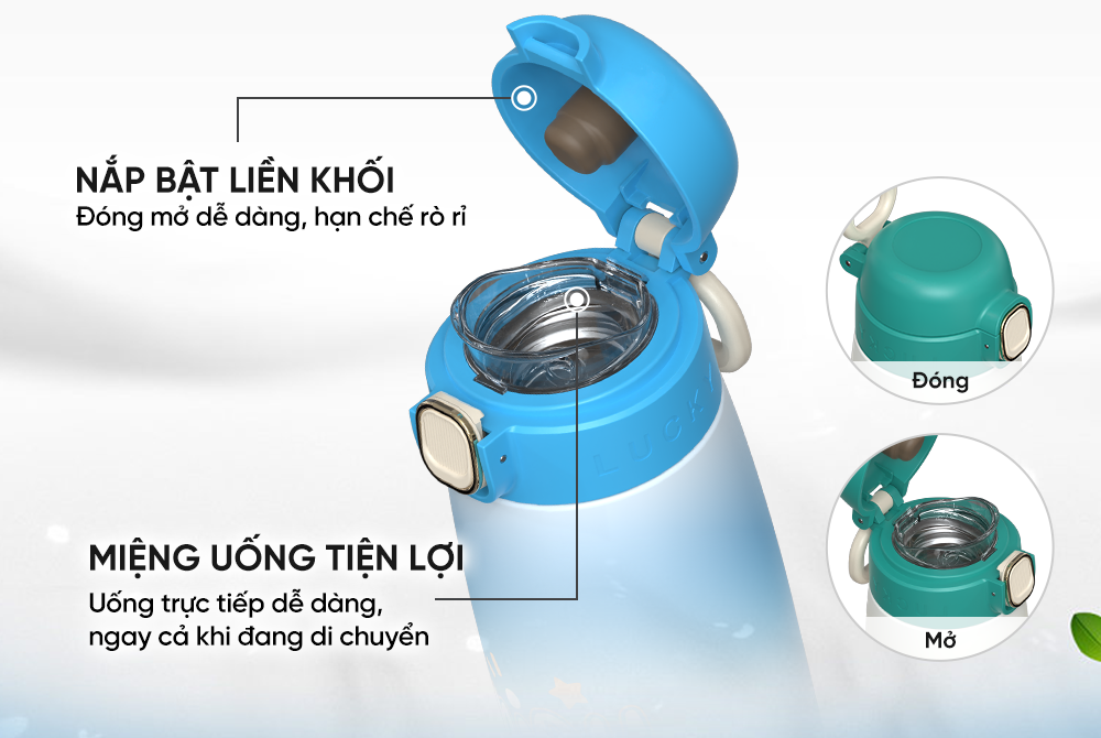 Bình giữ nhiệt trẻ em grippal 420ML Sunhouse KS-TU420GB – ảnh 8