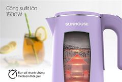 Ấm siêu tốc inox 2 lớp 1.8L Sunhouse SHD1368KB ảnh 6