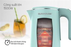 Ấm siêu tốc inox 2 lớp 1.8L Sunhouse SHD1351 ảnh 6
