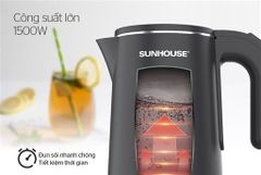 Ấm siêu tốc inox 2 lớp Sunhouse SHD1356 ảnh 5