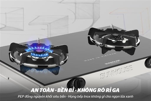 Bếp gas dương kính Sunhouse SHB2201-EC – ảnh 5