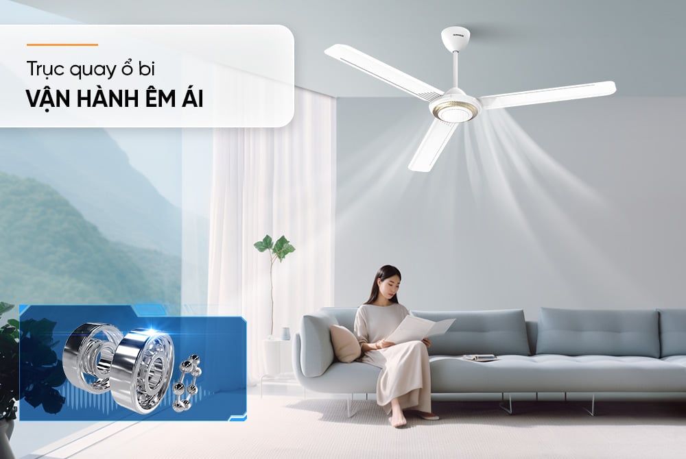 Quạt trần Sunhouse 3 cánh SHD7658 – ảnh 6