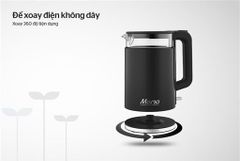 Ấm siêu tốc thủy tinh 1.7L Sunhouse Mama SHD1330 ảnh 6