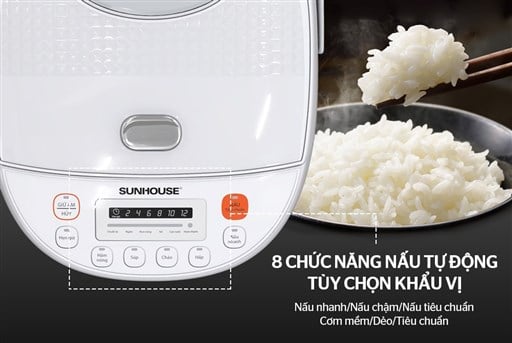 Nồi cơm điện tử 1.8L Sunhouse SHD8906 – ảnh 5