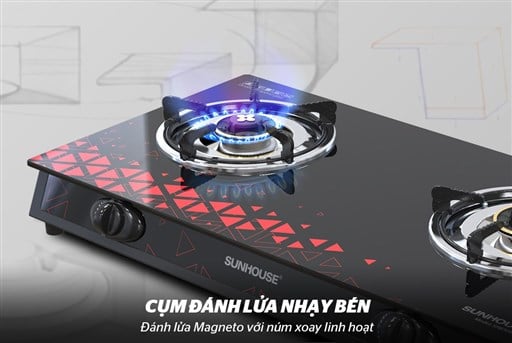 Bếp gas dương kính Sunhouse SHB3068SG – ảnh 5