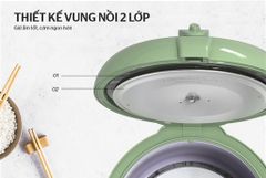 Nồi cơm điện 1.8L Sunhouse SHD8621 ảnh 4