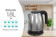 Ấm siêu tốc inox Sunhouse SHD1183 ảnh 1