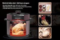 Nồi áp suất điện đa năng 6L Sunhouse SHD1657 ảnh 4