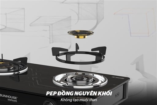 Bếp gas dương kính Sunhouse Mama MMB0911 – ảnh 4