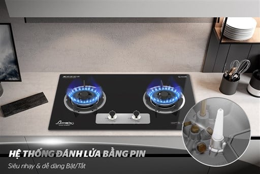 Bếp gas âm kính apex APB8817 – ảnh 8
