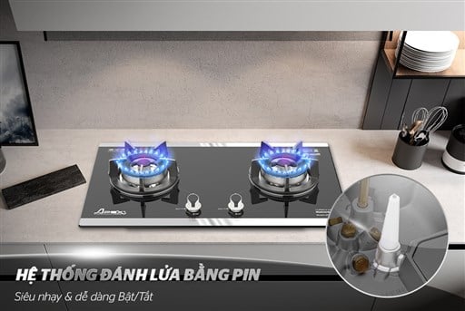 Bếp gas âm kính apex APB8819 – ảnh 8