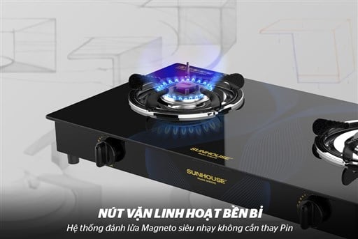 Bếp gas dương kính Sunhouse SHB3215 – ảnh 6