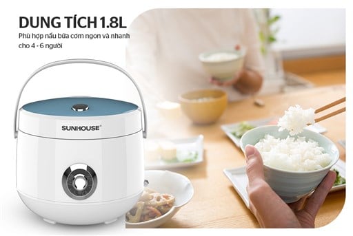 Nồi cơm điện 1.8 l Sunhouse SHD8606 – ảnh 6