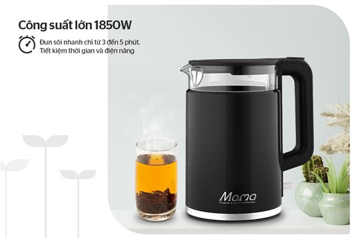 Ấm siêu tốc thủy tinh 1.7L Sunhouse Mama SHD1330 – ảnh 7