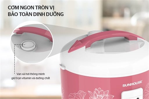 Nồi cơm điện 1.8L Sunhouse SHD8609 – ảnh 6