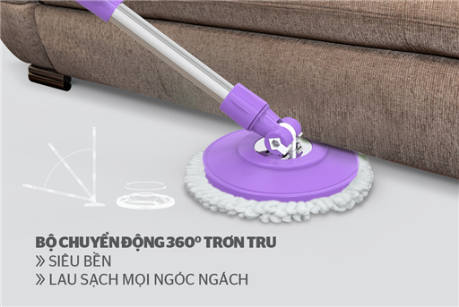 Bộ lau nhà xoay 360 độ Sunhouse KS-CL330CP – ảnh 3