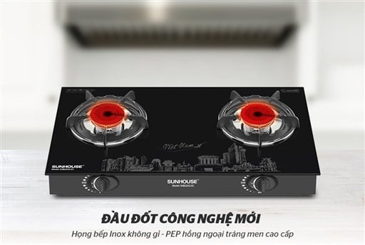 Bếp gas dương hồng ngoại Sunhouse SHB2202-EC – ảnh 7