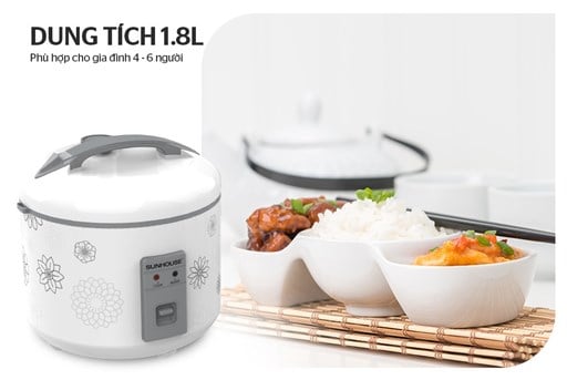 Nồi cơm điện 1.8 l Sunhouse SHD8603 – ảnh 2