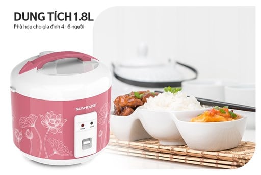 Nồi cơm điện 1.8L Sunhouse SHD8609 – ảnh 7