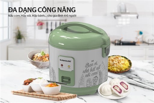 Nồi cơm điện 1.8L Sunhouse SHD8621 – ảnh 6
