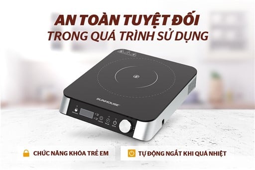 Bếp hồng ngoại hai vòng nhiệt Sunhouse SHD6024 – ảnh 7