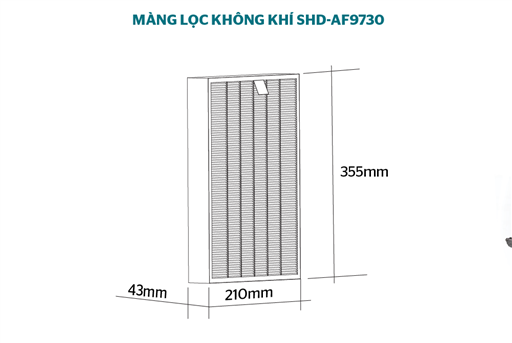 Màng lọc không khí Sunhouse SHD-AF9730