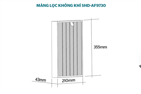 Màng lọc không khí Sunhouse SHD-AF9730