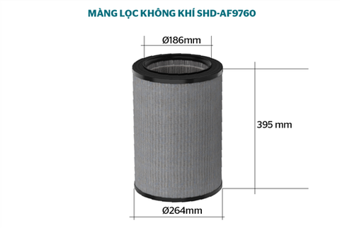 Màng lọc không khí Sunhouse SHD-AF9760